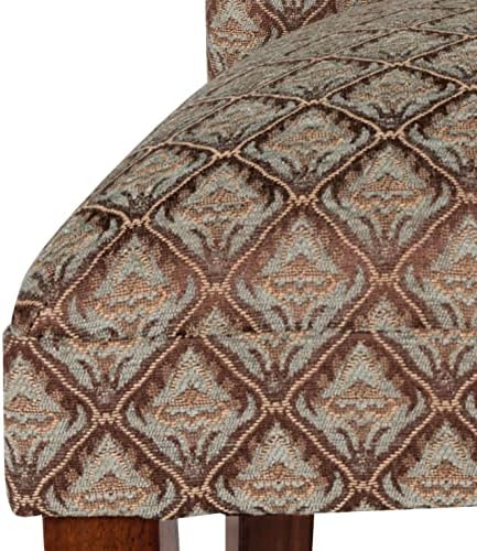 Parsons Dining Chair - Blue & Brown Damask (Single Pack) in Single Pack in Brown Damask, alternate view 6
