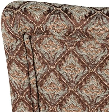 Parsons Dining Chair - Blue & Brown Damask (Single Pack) in Single Pack in Brown Damask, alternate view 7