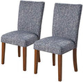 Parsons Dining Chair, Pack of 2, Navy in Navy