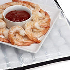 Party Mat Food Cooling Serving Platter - Buffet Display Chiller for Meat, Cheese, Fruit & Party Food Trays, alternate view 2