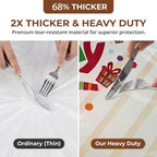 Party Plastic Tablecloth Roll, 54'' X 300' Plastic Table Cloth Disposable, alternate view 6