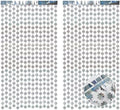 Party Snowflake Backdrop Hanging Snow Flakes Foil Fringe Curtain in 3.2 ft x 6.6 ft in Silver Flakes