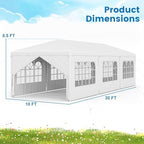 Party Tent, 10' x 30' Event Canopy Tent, alternate view 3