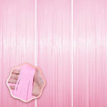 Pastel Pink Foil Fringe Backdrop Curtains, 3.3x8.2ft, 3 Pack in 3.3x8.2ft