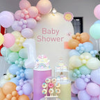 Pastel Rainbow Balloon Arch Garland Kit, 155Pcs Multicolor Macaron Balloons for Birthday Party Baby Shower, alternate view 6