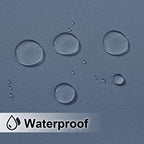 Patio Curtain for Outdoor Waterproof, Rustproof Ring Top Blackout Thermal Insulated Light/Heat/Sound Blocking, alternate view