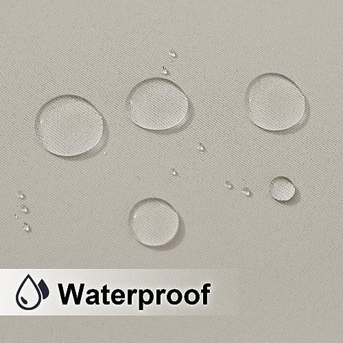 Patio Curtains for Outdoor Waterproof, Machine Washable Rustproof Grommet Thermal Insulated Room Darkening, alternate view 3