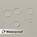 Patio Curtains for Outdoor Waterproof, Machine Washable Rustproof Grommet Thermal Insulated Room Darkening, alternate view 3
