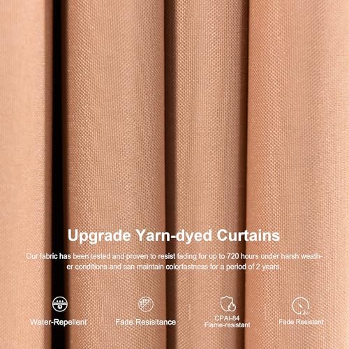 Patio Hardtop Gazebo 12' x 28' Bronze Frame Double Roof Khaki, alternate view 5