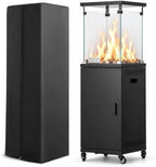 Patio Heater, 41,000 BTU Outdoor Propane Heater with Wheels & Cover