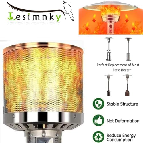 Patio Heater Emitter Screen Main Burner Net Cover Heater Replacement Parts 304 Will Not Rust Steel Double Net 10, alternate