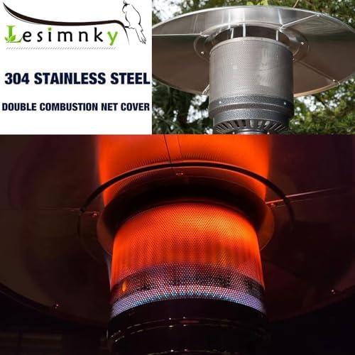 Patio Heater Emitter Screen Main Burner Net Cover Heater Replacement Parts 304 Will Not Rust Steel Double Net 10, alternate