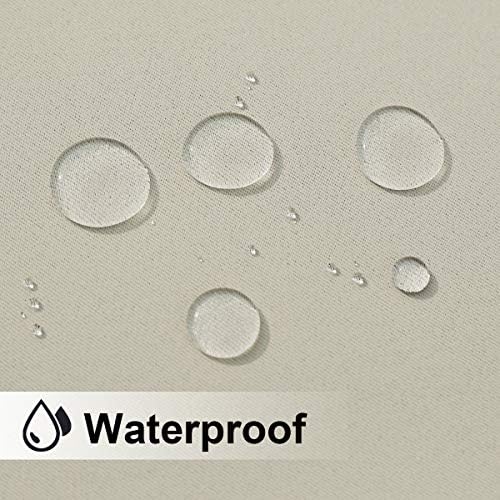 Patio Privacy Screen 72 inch Long, Outdoor Waterproof Curtain, All Weather Outside Thermal Insulated Shades for, alternate