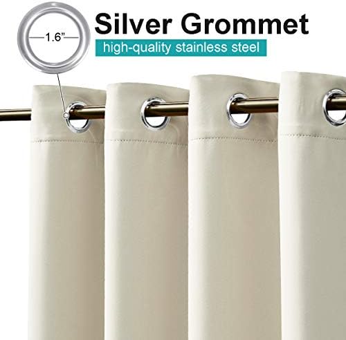 Patio Privacy Screen 72 inch Long, Outdoor Waterproof Curtain, All Weather Outside Thermal Insulated Shades for, alternate