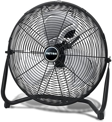 Patton PUF1810C-BM 18-Inch High Velocity Fan, Black in Black