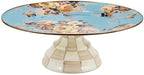 Pedestal Platter, Large, Wild Rose Slate in Large in Slate Wild Rose