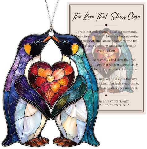 Penguin Gifts, Penguin Ornament, Gifts for Couples 2026, Penguin Gifts for Women, Couples in Penguin 02