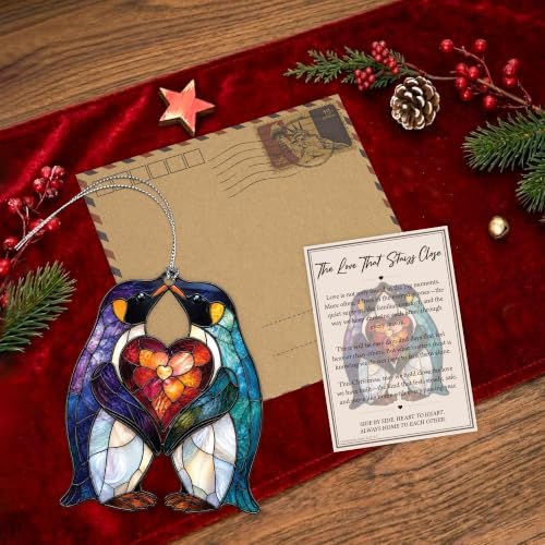 Penguin Gifts, Penguin Ornament, Gifts for Couples 2026, Penguin Gifts for Women, Couples in Penguin 02, alternate view 7