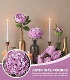 Peonies Artificial Flowers, 11 Pcs Realistic Faux Flowers for Vase, Silk Flowers for Home Decor Indoor, Wedding, alternate