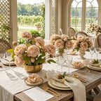 Peonies Artificial Flowers Bulk for Vase, 4 PCS Artificial Silk Peonies Stems Real Look Fake Peonies Branches, alternate view