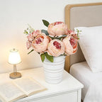 Peonies Table Centerpieces - 10 Inches Tall Artificial Flower, alternate view 3