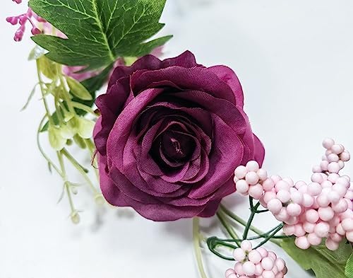 Peony Flower Garland, Rose Flower Swag, 6' Wedding Arch Flowers for Wedding Decor Home Table Runner Mantle Party, alternate