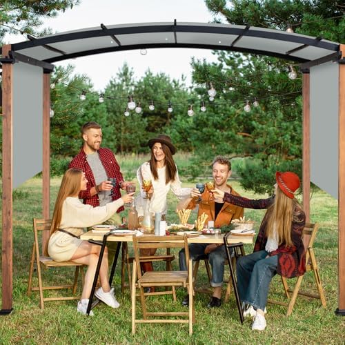 Pergola Shade Cover Replacement, 17 x 6.8 Ft, Gray in 17 x 6.8 Ft in Gray, alternate view 7