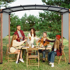 Pergola Shade Cover Replacement, 17 x 6.8 Ft, Gray in 17 x 6.8 Ft in Gray, alternate view 7