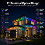 Permanent Outdoor Lights,400FT Smart RGB+IC Eave Lights for House Decor, alternate view 3