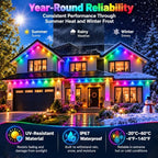 Permanent Outdoor Lights for House,100FT RGB+IC Eave Lights with Smart App, alternate view 6