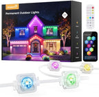 Permanent Outdoor Lights for House, 150ft RGBW 100+ Modes Christmas Lights