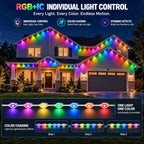 Permanent Outdoor Lights for House,200FT RGB+IC Eave Lights with Smart App, alternate view 5