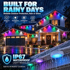 Permanent Outdoor Lights for House, 50FT RGB+IC Eave Lights with Smart App, alternate view 6