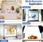 Photo Backdrop Banner Stand, 8x8ft Adjustable Step and Repeat Stand in 8x8ft, alternate view 7