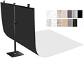 Photo Backdrop Kit, Double-Sided Paper Background with Stand, 22x34 Inch, 14 Colors, for Product Food