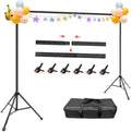 Photo Backdrop Stand, 10x7ft, Secure Straight Thread Connection in 10x7ft