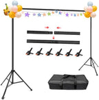 Photo Backdrop Stand, 10x7ft, Secure Straight Thread Connection in 10x7ft