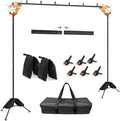 Photo Backdrop Stand 11x10ft, Heavy Duty Background Frame Kit in 11x10ft