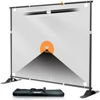 Photo Backdrop Stand Heavy Duty 10x10ft Adjustable Banner Stand in 10x10ft in Black