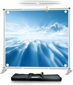 Photo Backdrop Stand Heavy Duty 8x8ft Adjustable Banner Stand in 8x8ft in Silver