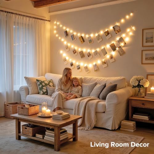 Photo Clips String Light, 50 LED16.5ft Fairy Lights with 50 Clips, alternate view 4