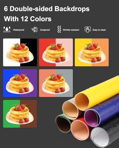 Photo Studio Box, 40cm Folding Lightbox 160 LED Ring Light Portable Photo Studio Photography Shooting Tent Box, alternate