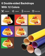 Photo Studio Box, 40cm Folding Lightbox 160 LED Ring Light Portable Photo Studio Photography Shooting Tent Box, alternate