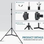 Photo Video Studio 10x7Ft (WxH) Adjustable Background Stand Backdrop Support System Kit with Carry Bag in 10x7Ft, alternate
