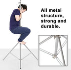 Photo Video Studio Backdrop Stand, 9.19ft Stainless Steel Backdrop Support System Background Stand with Carry, alternate view
