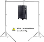 Photo Video Studio Backdrop Stand, 9.19ft Stainless Steel Backdrop Support System Background Stand with Carry, alternate view
