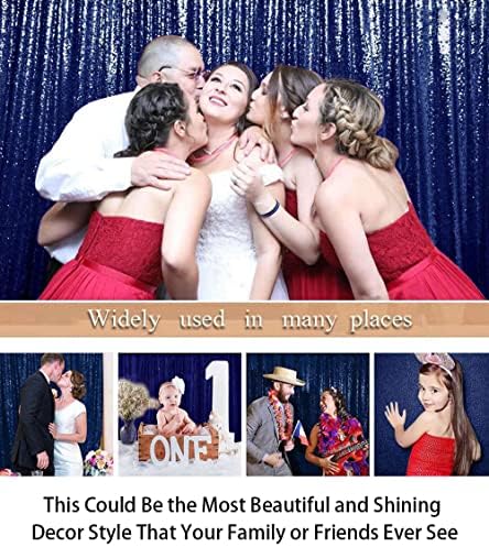 PHOTOBOOTH Background Best Choice-4FTx7FT-Sequin backdrops, Sequin Fabric, Wedding backdrops, Rust Backdrop, alternate view 5