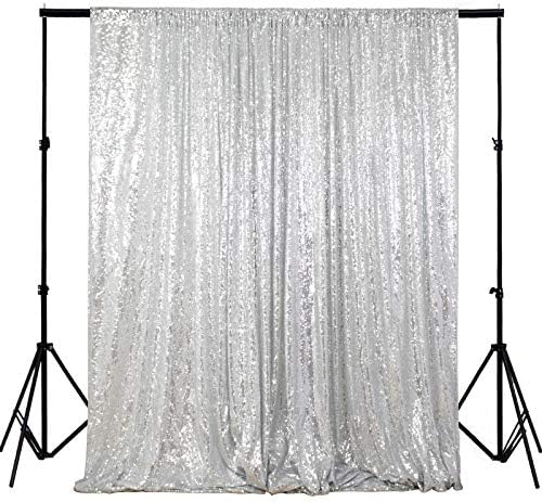 Photobooth Background Choice-4FTx7FT-Silver-Sequin backdrops, Sequin Fabric, Wedding backdrops, Rust Backdrop