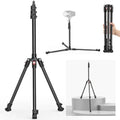 Photography Light Stand, 17.7 - 76.8" Adjustable Aluminum Tripod Light Stands with 1/4" Thread, Max Load 6.6lb