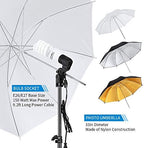 Photography Lighting Kit, 6.5x10feet/2x3m Backdrops Stand Support System, 5 in 1 reflectors, 1600w 5500k, alternate view 2